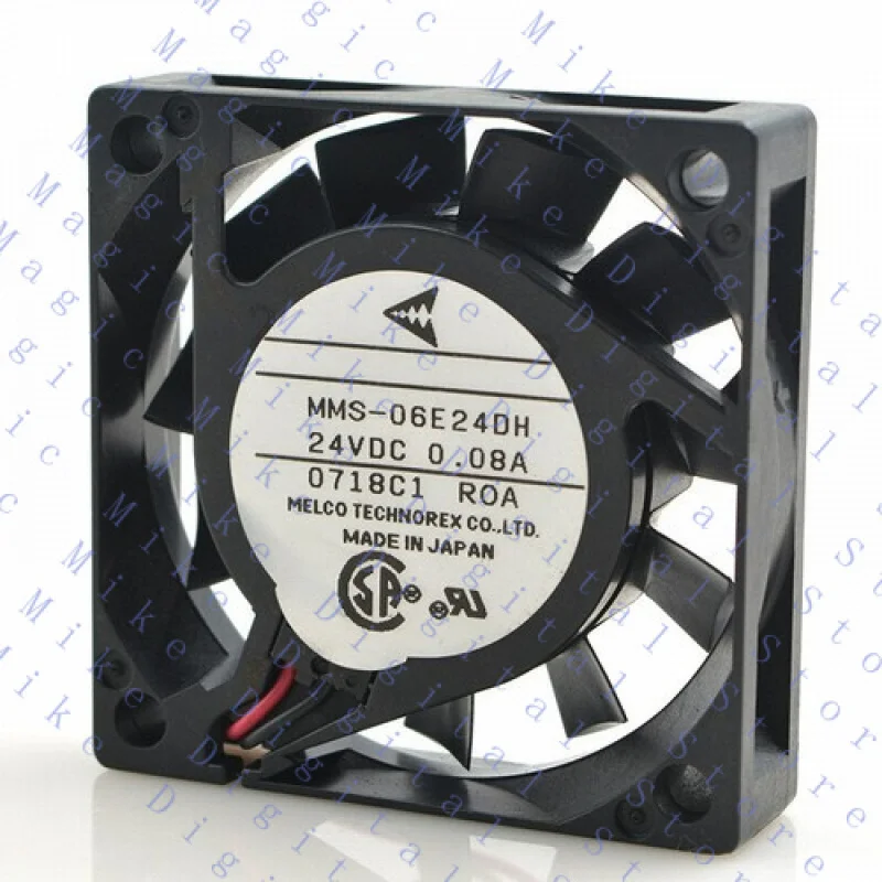 H  MMS-06E24DH 6cm 6015 24V 0.08A Inverter Dual Ball Mute Cooling Fan