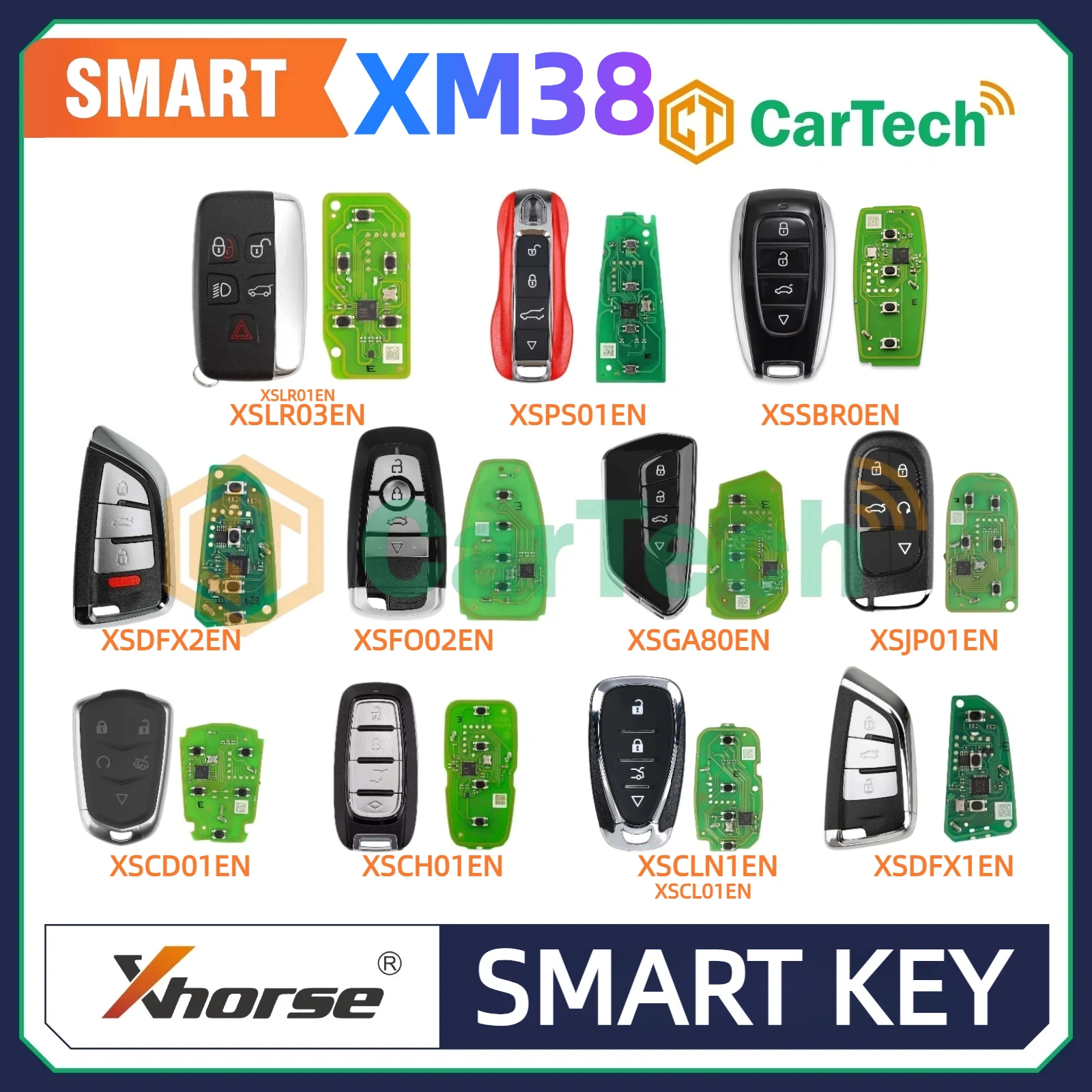 Cartech VVDI Global Version XSCD01EN XSCH01EN XSCL01EN XSDFX1EN XSDFX2EN XSFO02EN XSGA80EN XSJP01EN XSLR01EN XSPS01EN XSSBR0EN