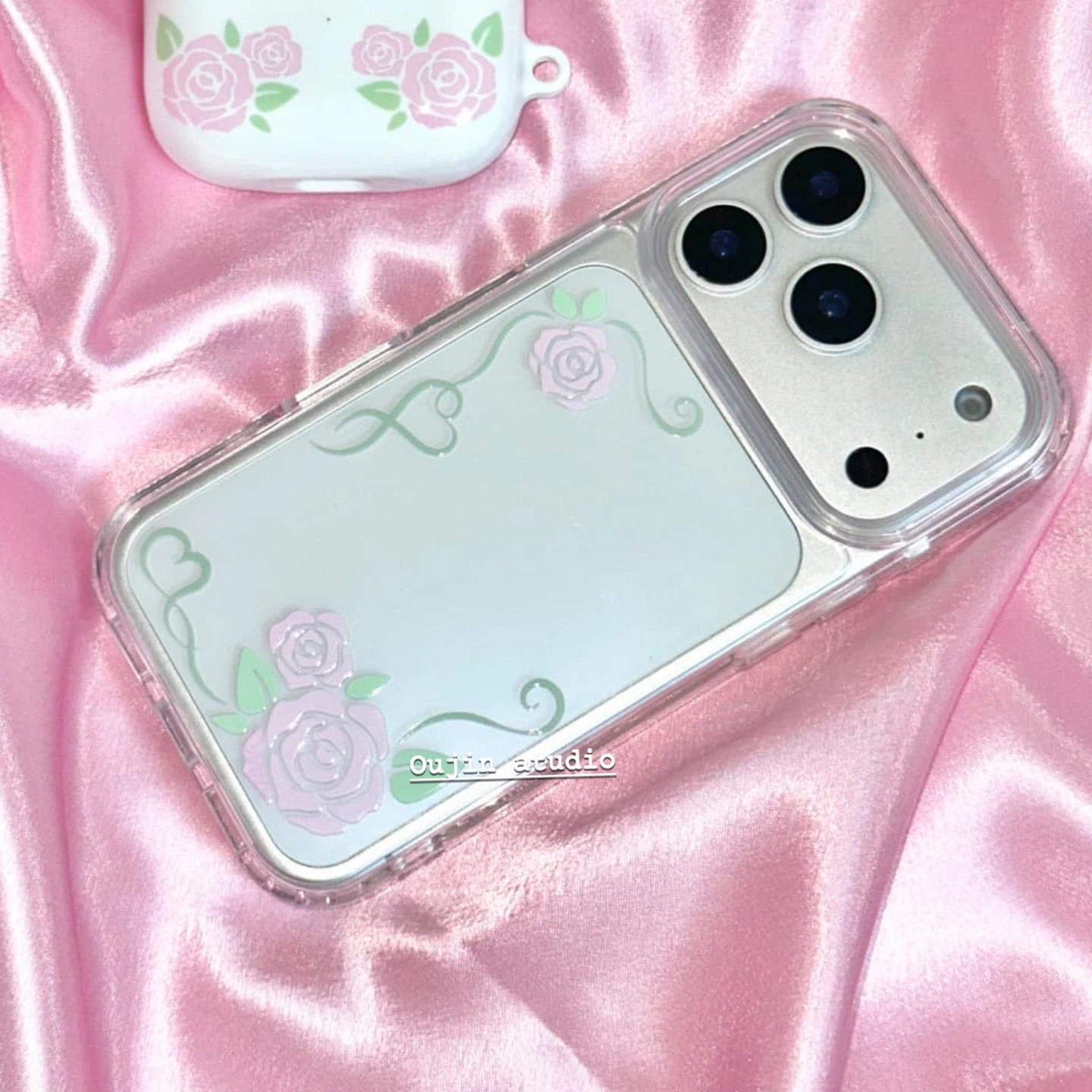 Pink Flower Vine Clear Phone C - Fishing Boat Cover review and price