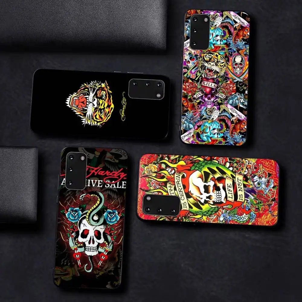 Fashion E-Ed H-Hardy Phone Case For Samsung S 24 fe 25 Ultra plus 20 lite 21 30 22 23 24 22 Ultra 5G Fundas view 3