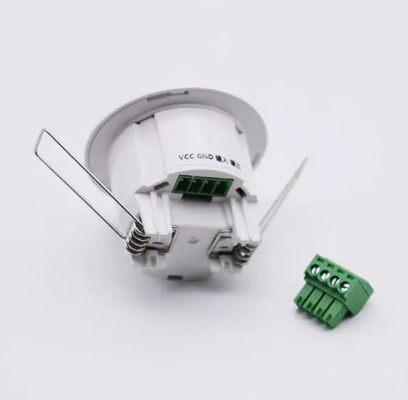 Electric Unit DC9V-24V 360 Degree Mini Recessed PIR Ceiling Occupancy Motion Sensor Detector output mode RS485 data transmission