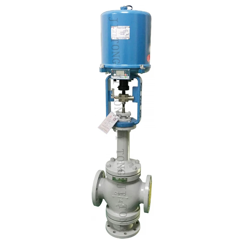 Manufacturer Supply Electric Three-way Regulator Valve Flange Control Valve DN25-DN300
