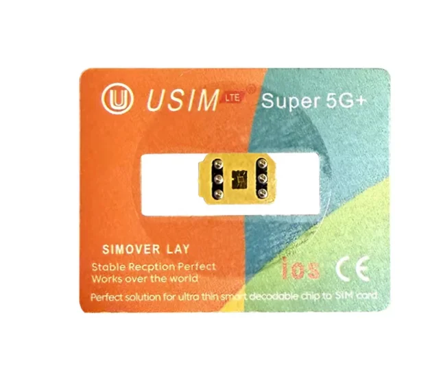 Nuovo supporto per adesivi per schede USIM LTE Super 5G lanciato solo per IP13-16 Pro Max UTILIZZA nei telefoni con slot Dual-Sim