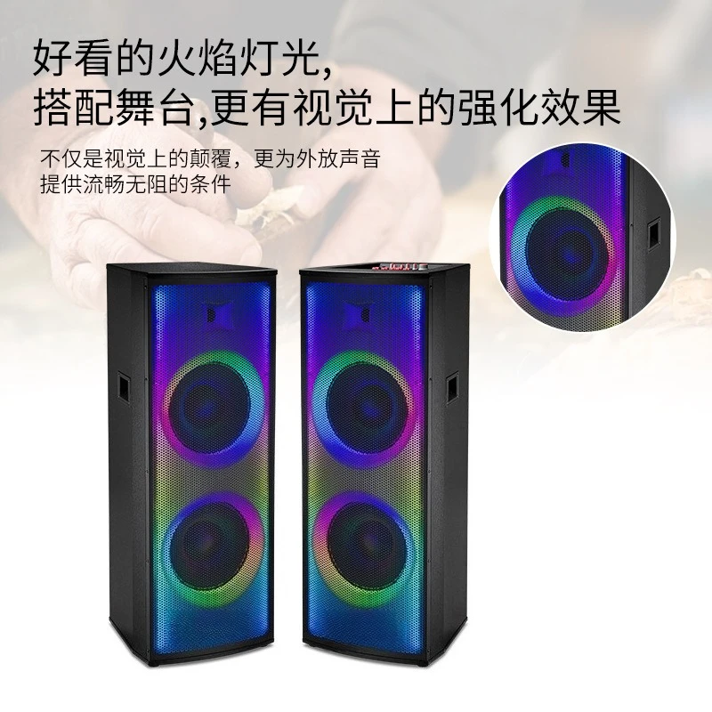 With wireless microphone, high-power outdoor square dance karaoke Bluetooth speaker
