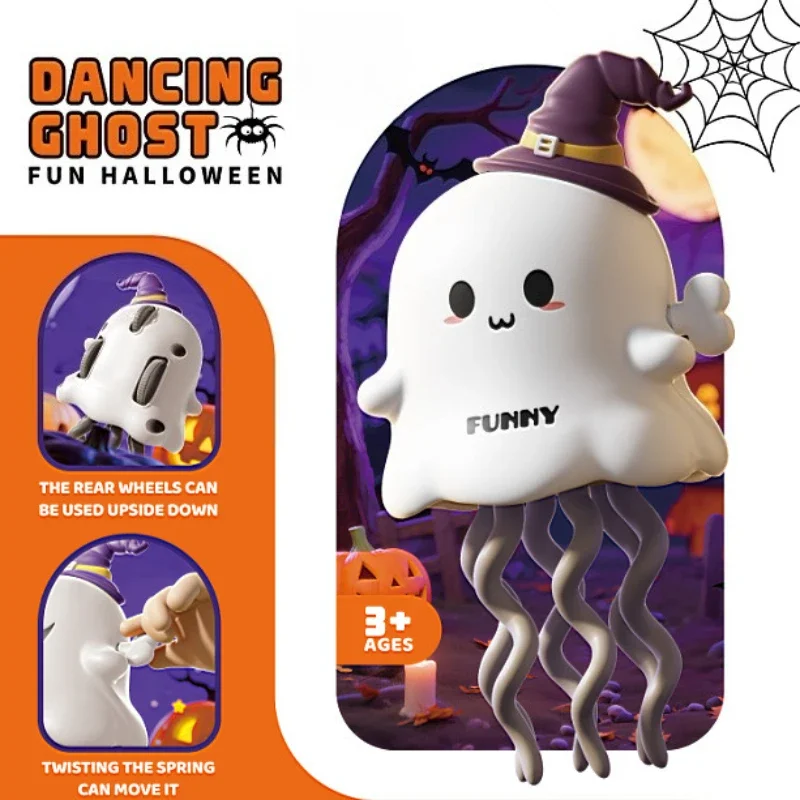 Cerf dansant et danse du père noël pour enfants, jouets pour animaux de compagnie, jouets de danse interactifs de dessin animé, cadeaux d'halloween et de noël, fantômes dansants