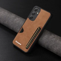 Cards Solt Leather Wallet Case For Samsung Galaxy S23 S24 Ultra S22 Plus S21 FE A14 A04 A25 A15 A24 A34 A35 A54 Business Cover