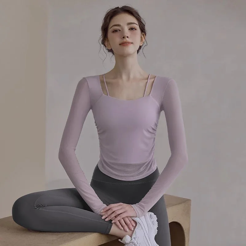 women's-yoga-fitn-clothing-top-long-sve-pilates-sportswear-autumn-winter-with-chest-pad-new-2025-slimming-dry-qui
