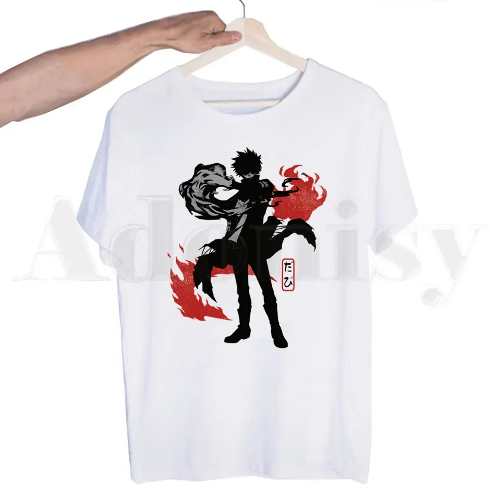 MHA Merch Anime Dabi Tshirts Men Fashion Summer T-shirts Tshirt Top Tees Streetwear Harajuku Funny