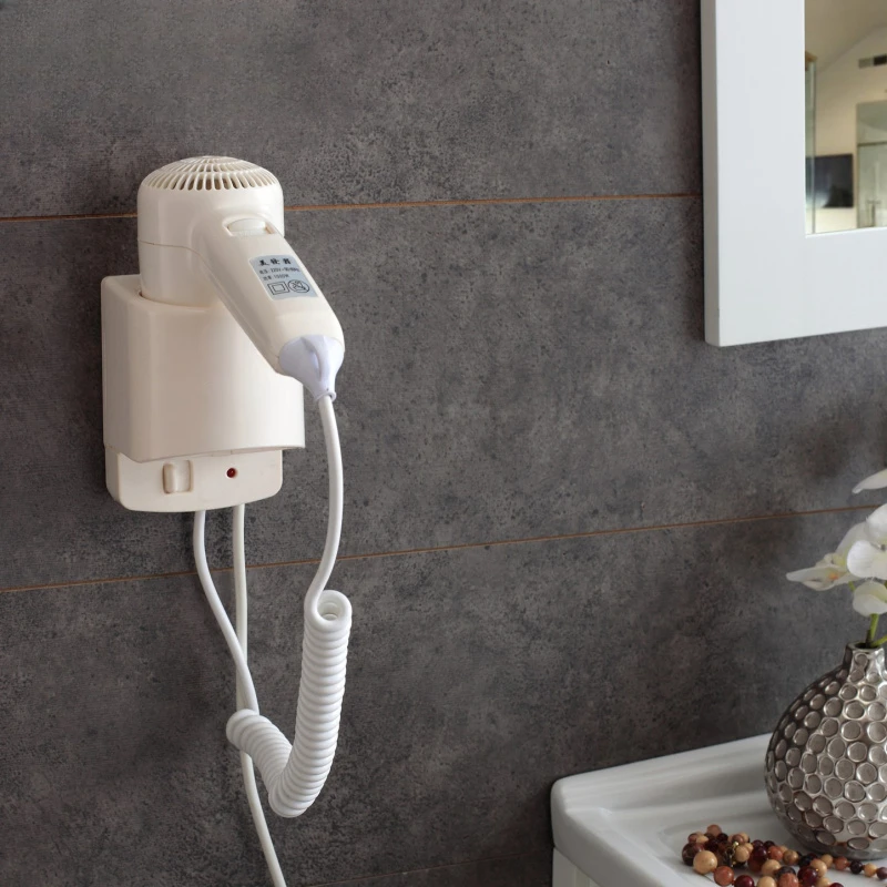 Hotel Wall Mounted Hair Dryer Hotel Hair Dryer No Punching Household Negative Ion Hair Dryer Bathroom Hair Dryer