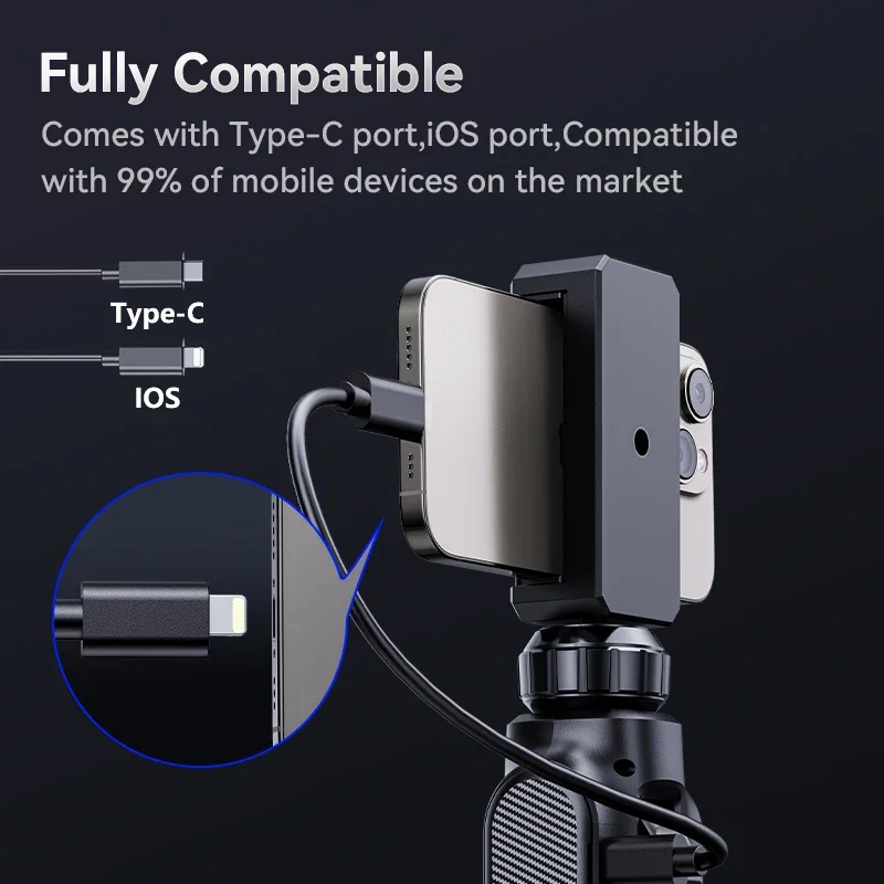 6/8mm 360° 1080P Industrial Rotary Endoscope Inspection Camera Rotation For Cars Inspection Device Android Iphone IOS Mobile