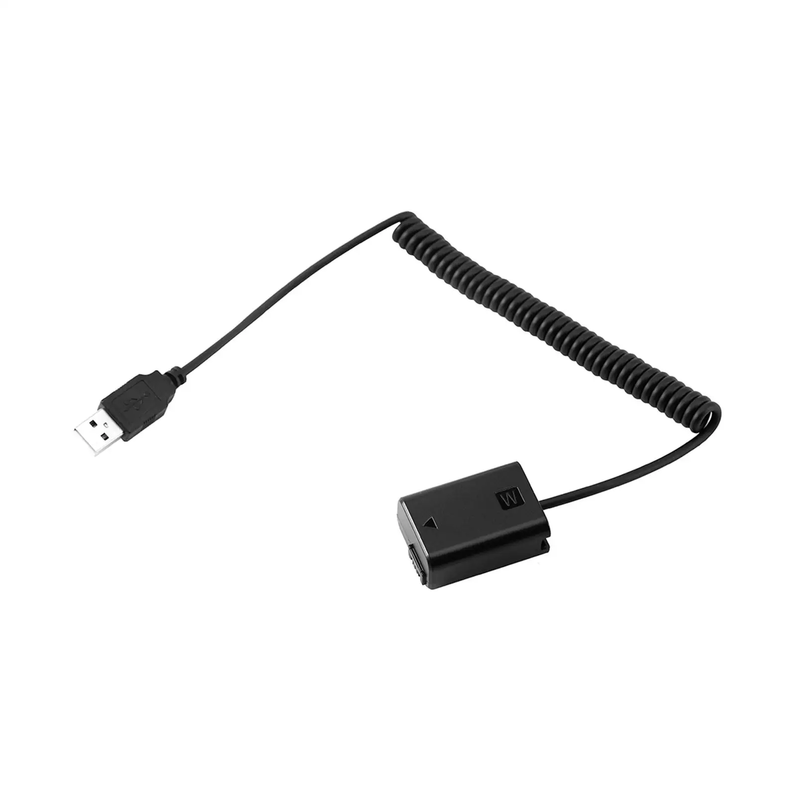 USB Cable To Decoded Np-FW50 Dummy Battery for Sony Battery Bank Lightweight