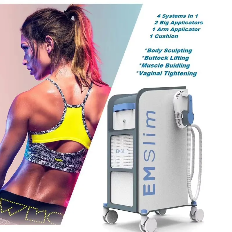13 Tesla Weight Lose Body Slimming EMS NEO RF Muscle Stimulator EMS Body Sculpting Machine With 2/4 Handles