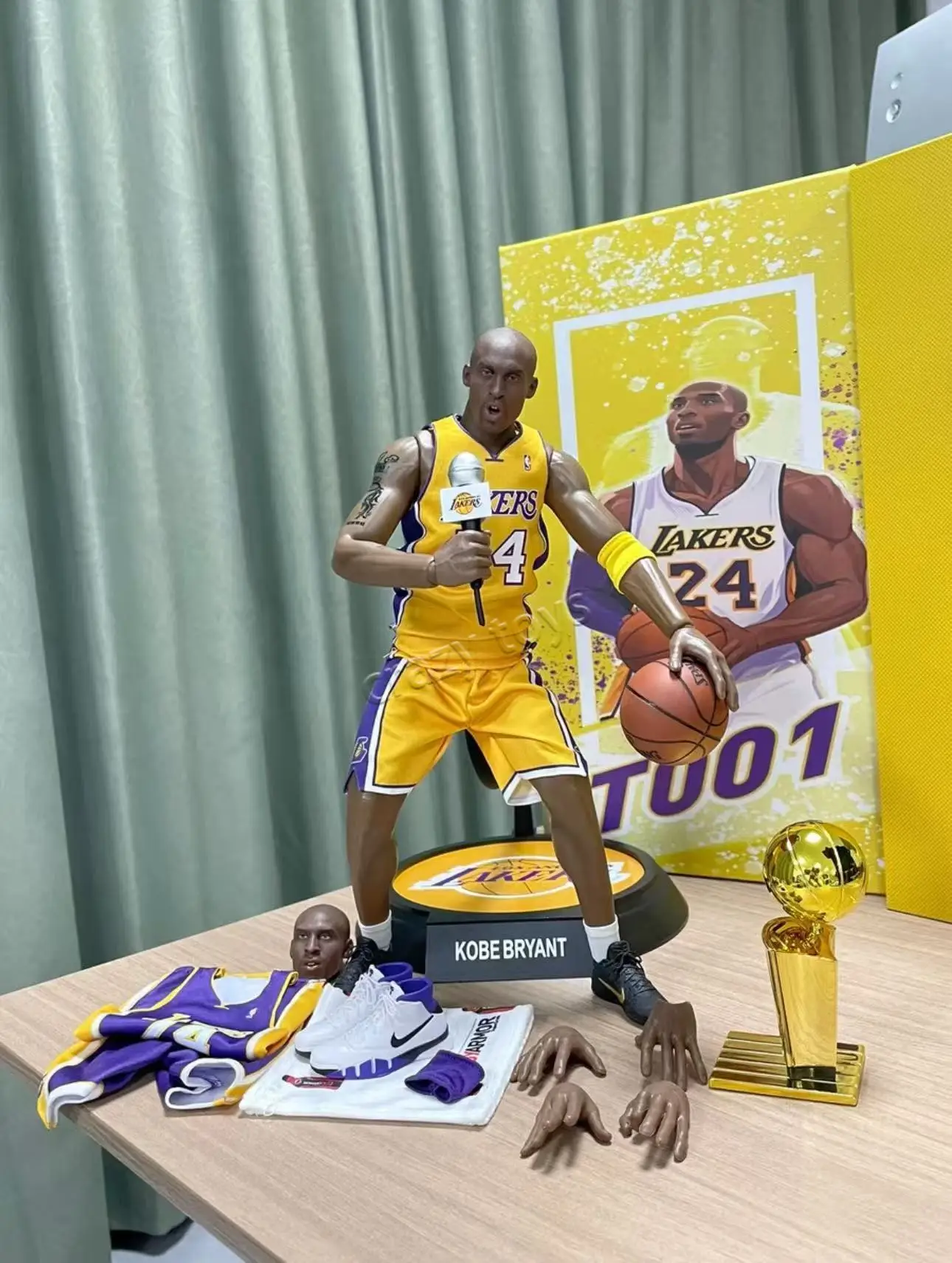 【In Stock】1/6 NBA Star Kobe Bryant Lakers #24 Movable Action Figure Full Set Basketball Model Ornament - view 2