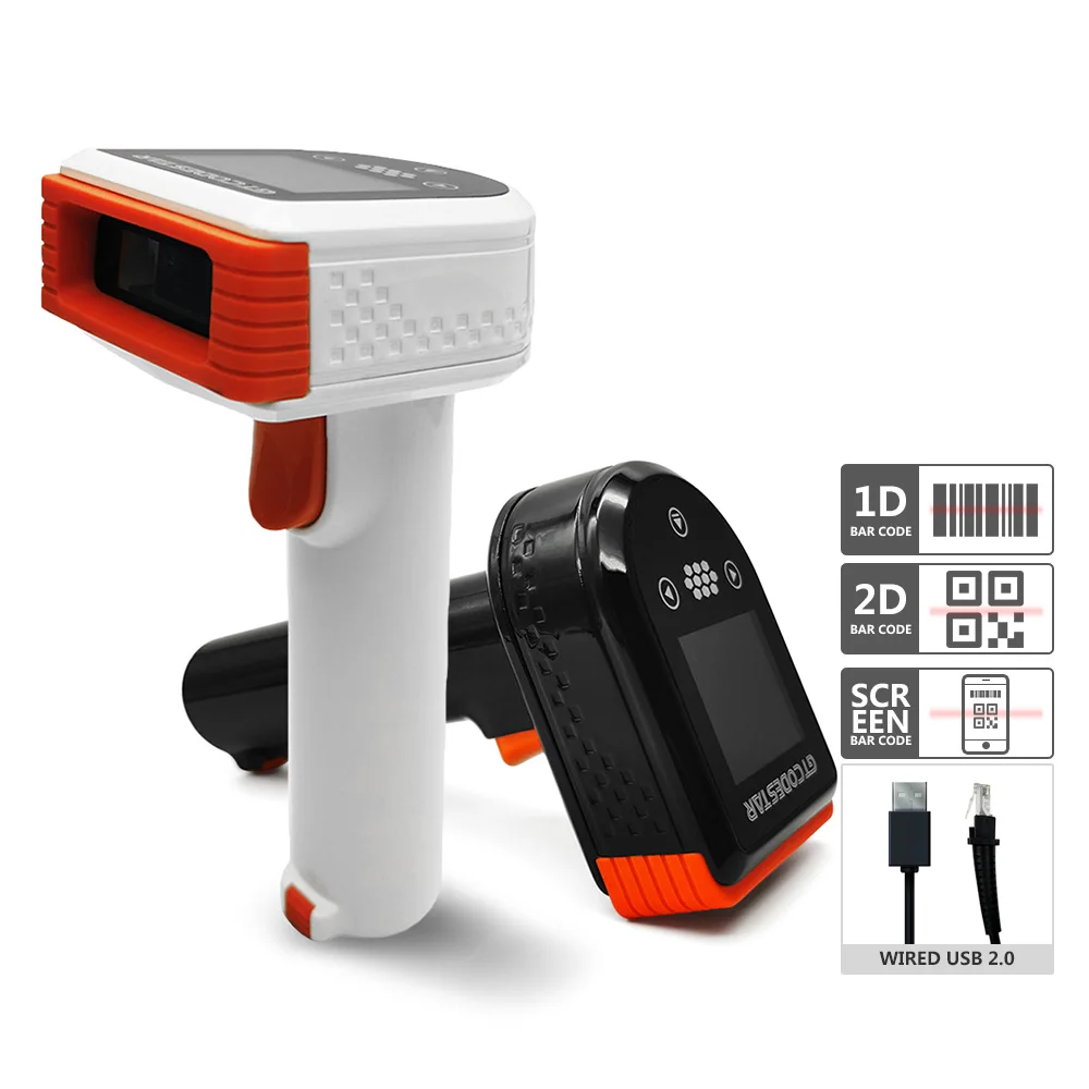 X-33323 Mano QR Code Reader Lector De Codigos De Barra Stocktaking Machine 2d Barcode Scanner