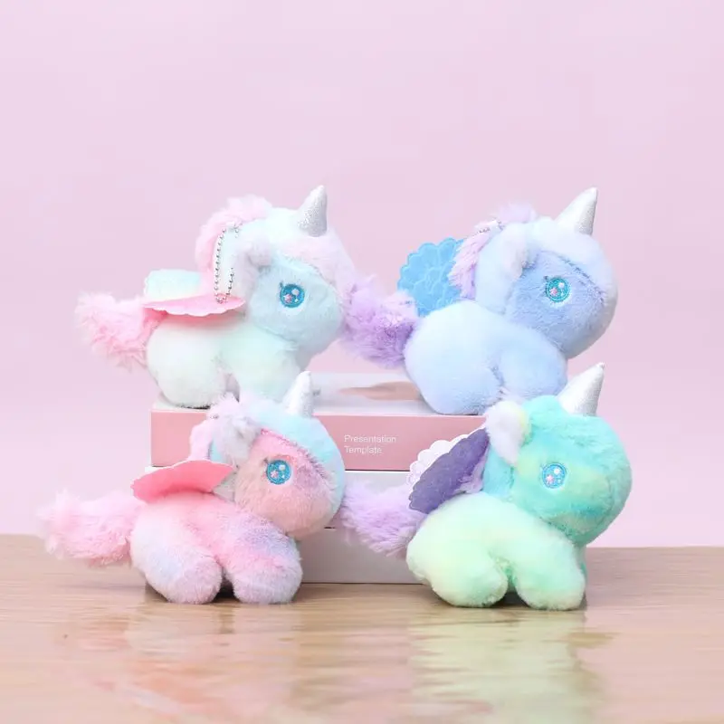 

2026 for My Little Pony Horse Pendant Plush toy Keychain 12cm Anime Stuffed Game Soft Doll Kawaii Decoration Plush Toy Gifts
