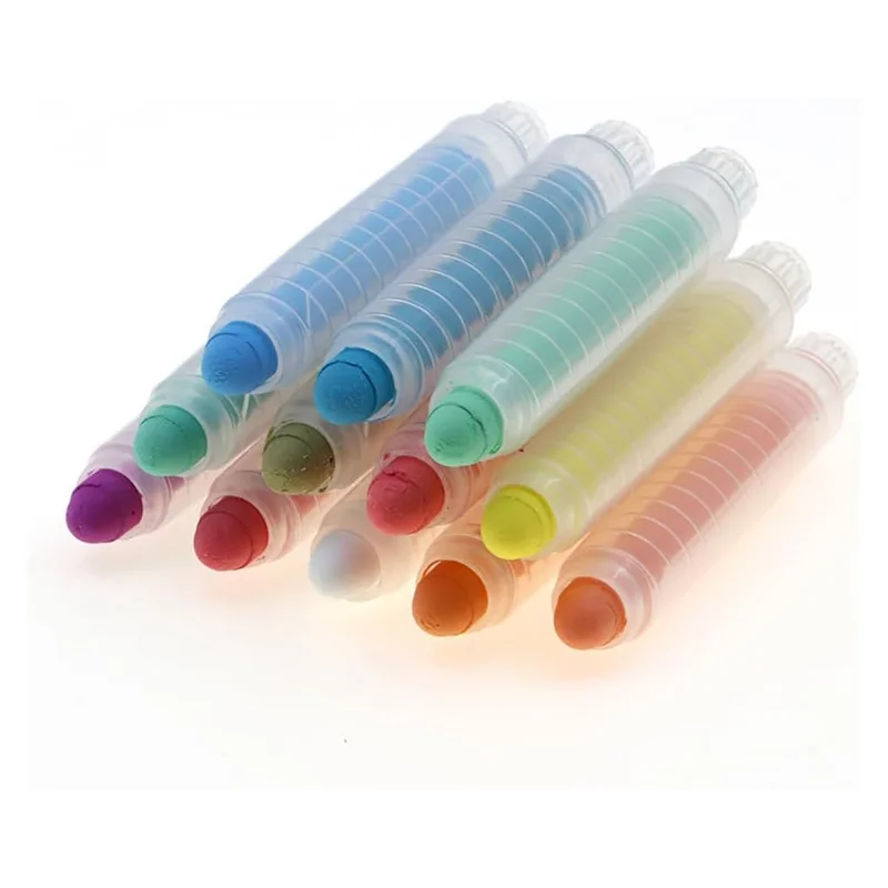 

12PCS Dust-Free Chalk With Holder The Best Art Tool For Blackboard Kids Children Drawing Writing For Teachers Students