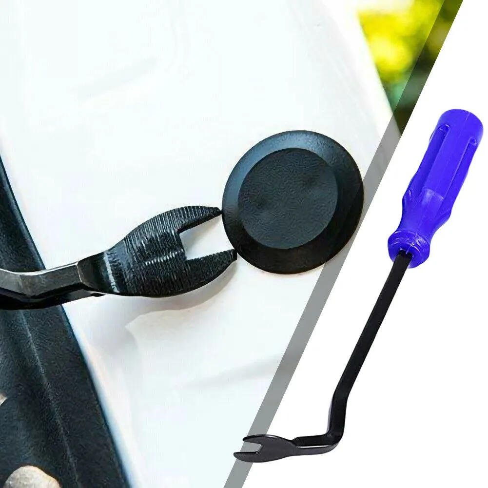 5Pcs/Set Car Removal Tools Automobile Nail Puller Radio Audio Panel Door Repairing Clip Trim Removal Pry Repair Plastic Tool