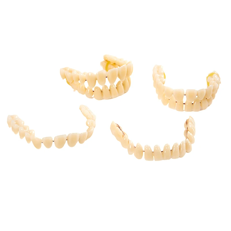 28Pcs Tooth/Set Universal Resin False Teeth Resin Model Durable Dentures Dental Material Teeth Teaching Model Dedicated Teeth