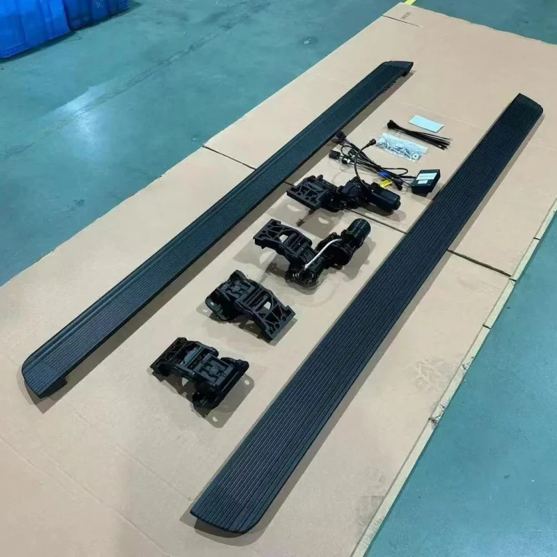 Hot Selling Automatic Electric Power Aluminum Alloy  Side Step Running Board No Drilling Installation