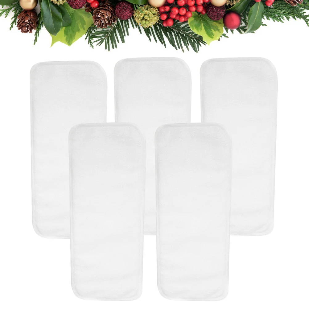 5 szt. Mata z nanowłókna, oddychająca, wodoodporna podkładka dla niemowląt, trwała, wygodna mata dla niemowląt, bezpieczna konstrukcja, bawełniana podkładka dla niemowląt