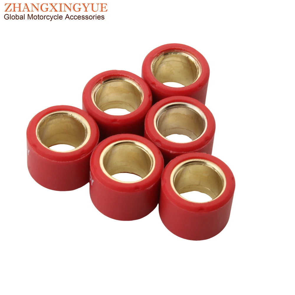 Variator Roller Set 16x13mm 4g-7g For SYM 50 Fiddle Orbit 1 Symply 50cc GY6 139QMB 139QMA AC AW05W 4-Stroke