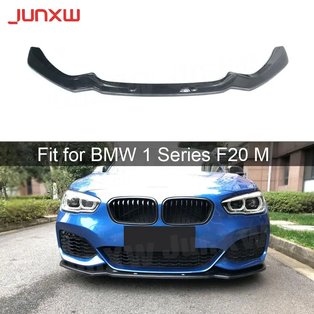 

Carbon Fiber Front Lip Spoiler For BMW 1 Series F20 M Sport Hatchback 2 Door 4 Door 2016 - 2018 Car Head Bumper Chin Guard FRP