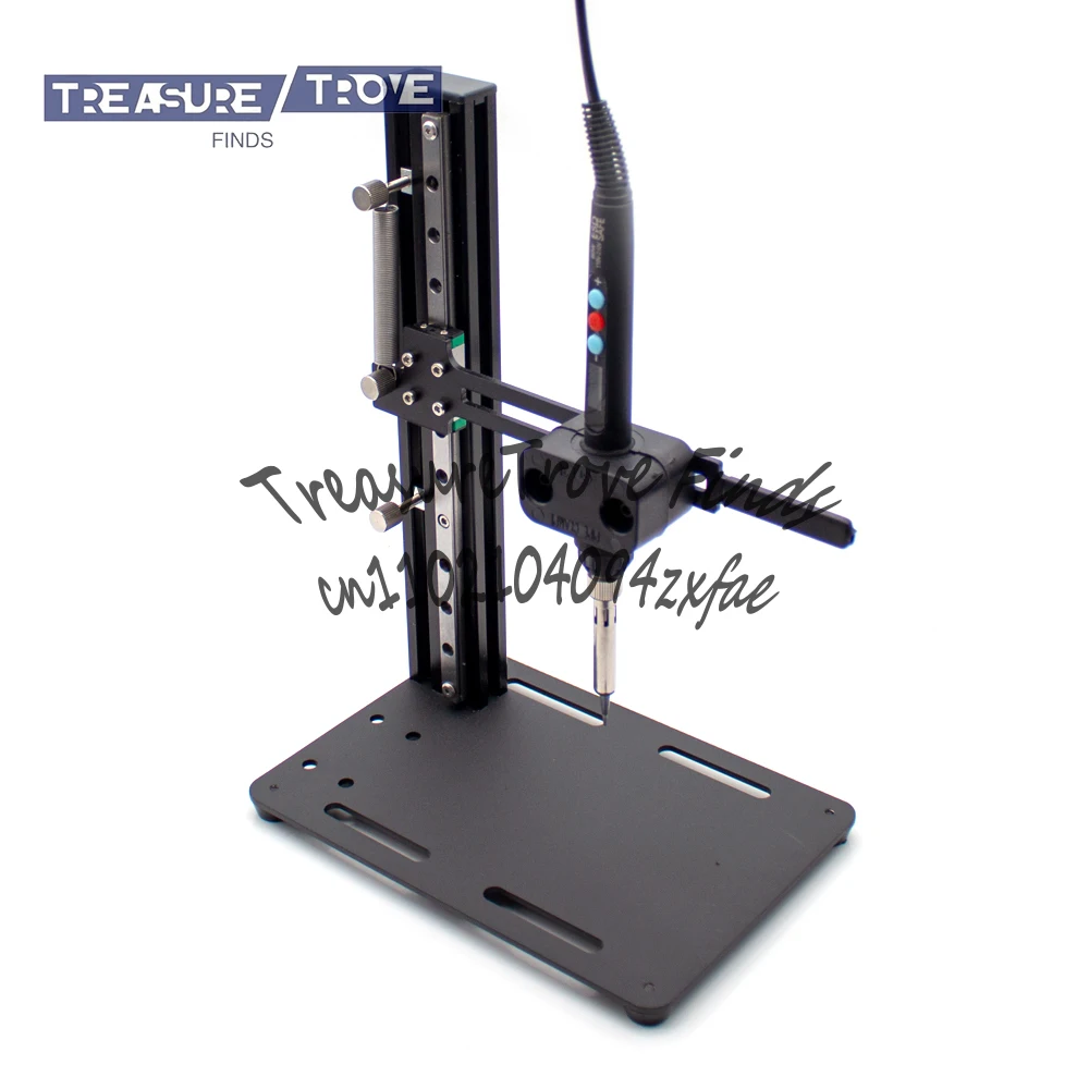 

DIY Vertical Heat Set Insert Tool Pressing Machine Hot Melt Brass Knurled Nut Embedded Insertion Soldering Iron 3D Printed Parts