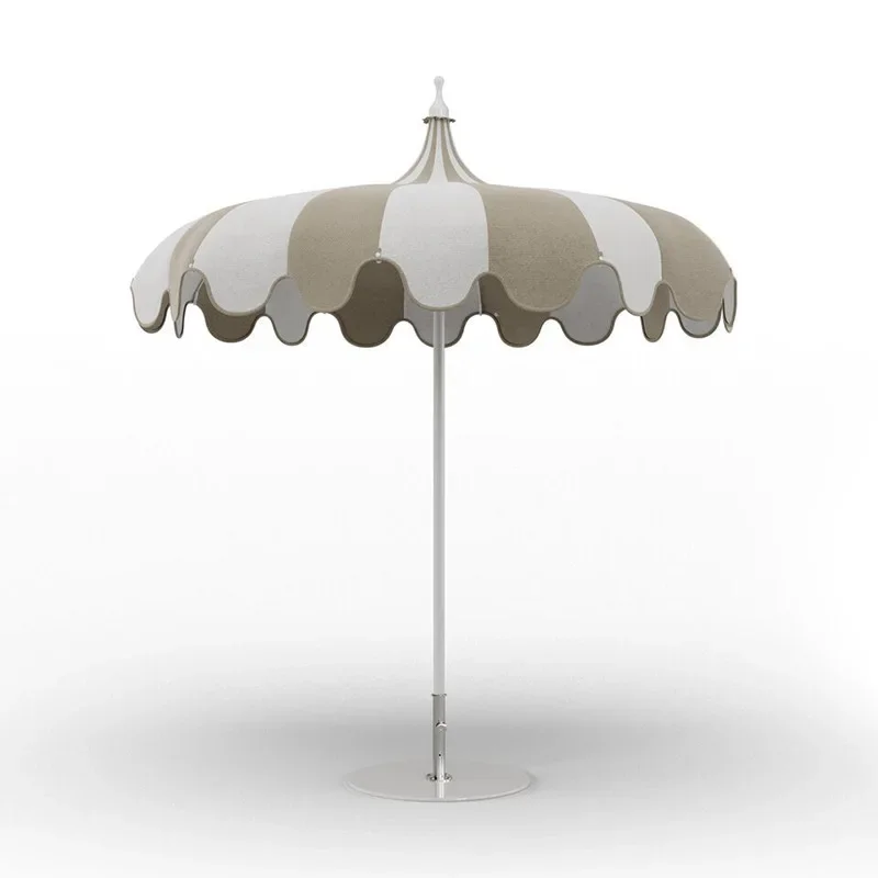 Outdoor large umbrella courtyard sunshade terrace umbrella outdoor villa beach sun umbrella