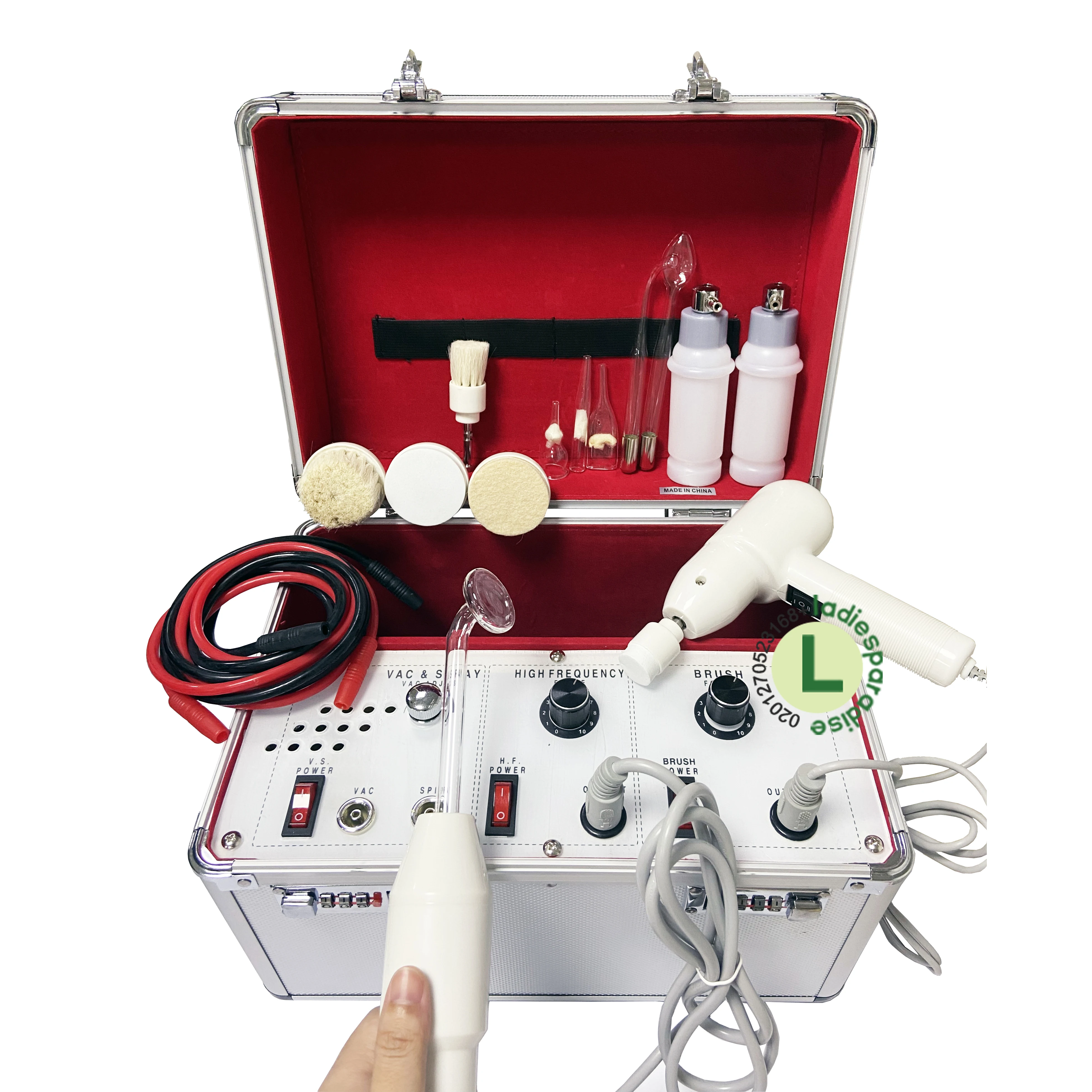 4 In1 다기능 얼굴 클렌징 브러시 장치 고주파 얼굴 피부 관리 여드름 블랙 헤드 제거 진공 스프레이 장치