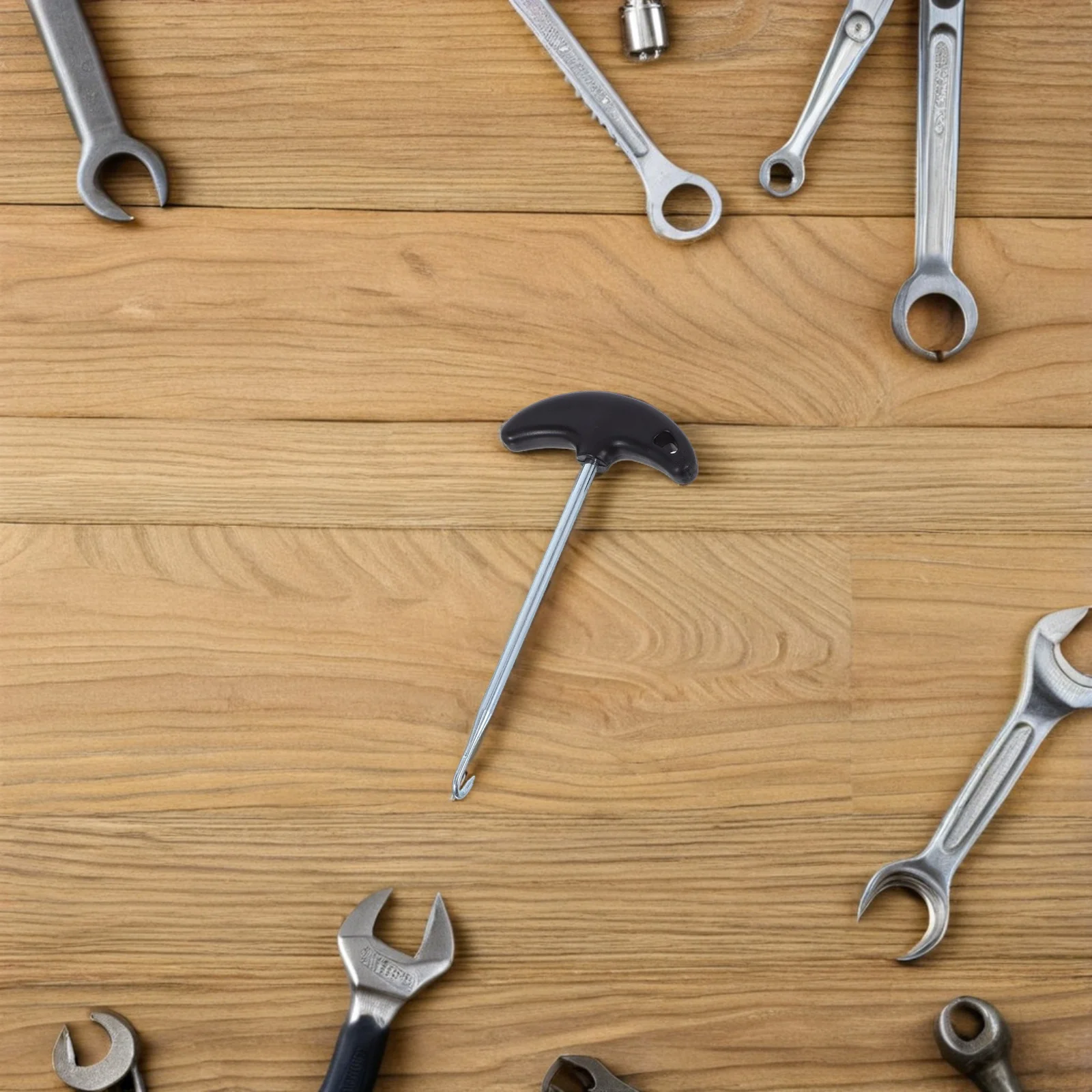

Motorcycle Repair Tools T-handle Lever Remover Swivel Muffler Snap Puller Spring Hooks Durable Construction Exhaust