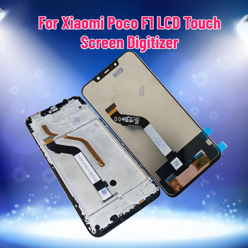 618インチ液晶ディスプレイ-xiaomi-poco-f1用-lcdタッチスクリーンデジタイザーアセンブリ-pocophone-f1ディスプレイ修理交換部品