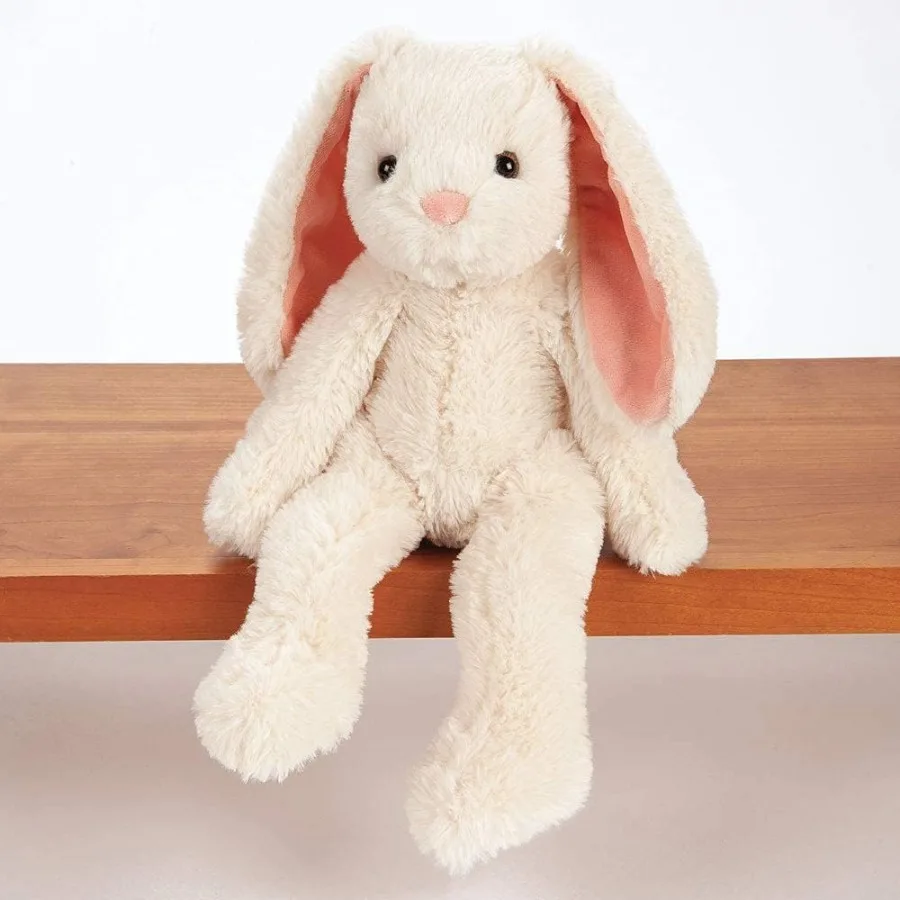 

15 Inch Ivory Bunny Plush Toy Soft Cute Stuffed Animal for Boys Girls Snuggling Gift Buddy Collection
