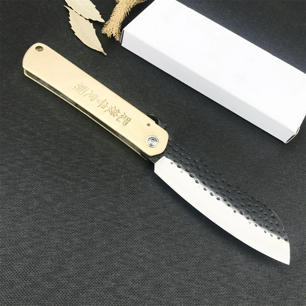 Japanese Higonokami Tactical Folding Knife 7Cr13Mov Forging Steel Blade Nylon Fiber Handle Outdoor Cutting  Camping Fruit Knife