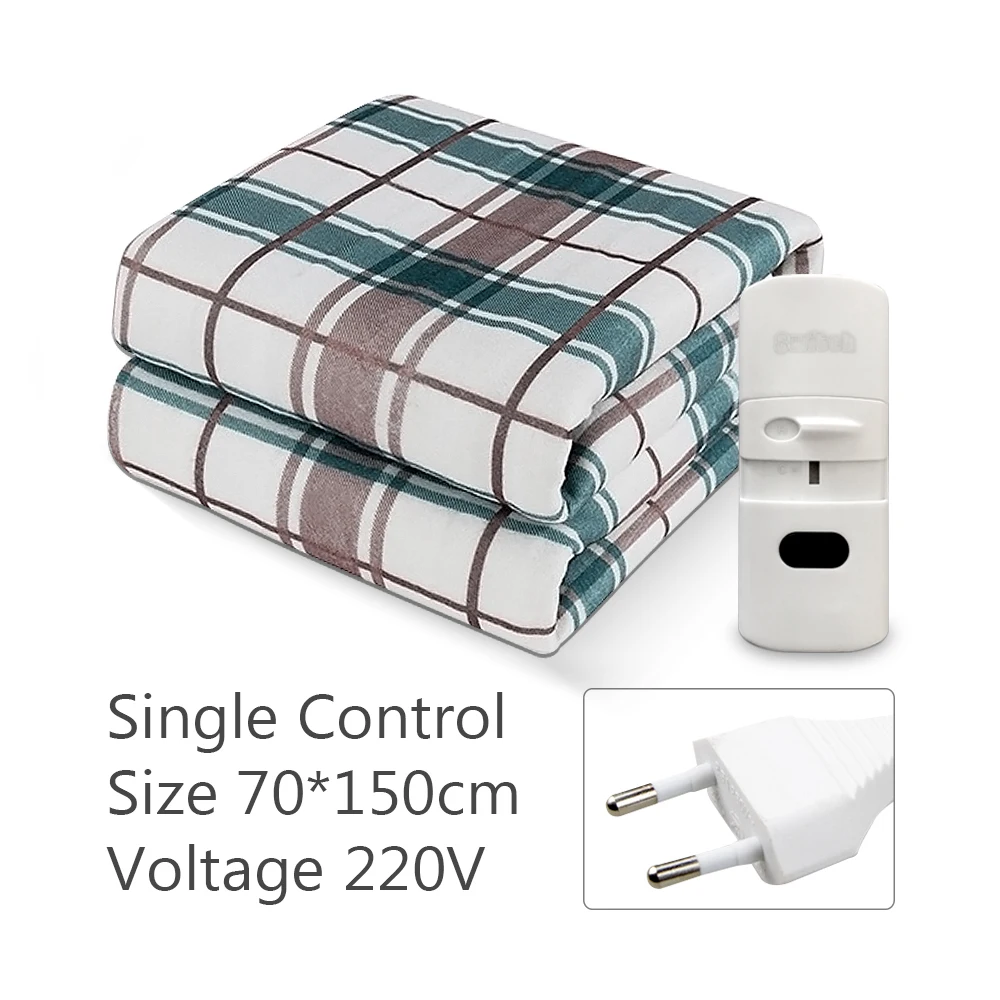 Electric Blanket 220V EU Thicker Heater Heated Blanket Mattress Thermostat Electric Heating Blanket Winter Body Warmer