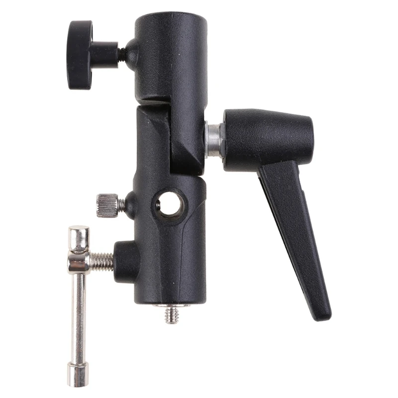 Flash Bracket H-Type Swivel Umbrella Holder Adapter Adjustable 1/4\