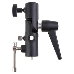 Flash Bracket H-Type Swivel Umbrella Holder Adapter Adjustable 1/4