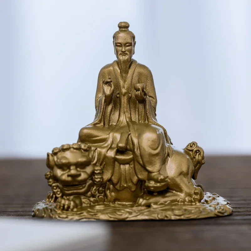 The bronze statue of Taiyi saving the suffering Heavenly Lord Dongji Qinghua Emperor brass ornaments