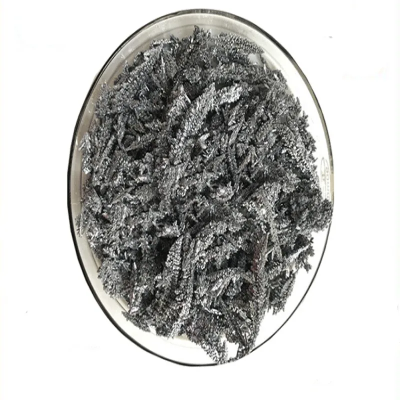 고순도 바나듐 블록 10g, 50g, 100g, 500g 바나듐 입자 금속과 립 브랜치 바나듐 그레인 V 요소 컬렉션