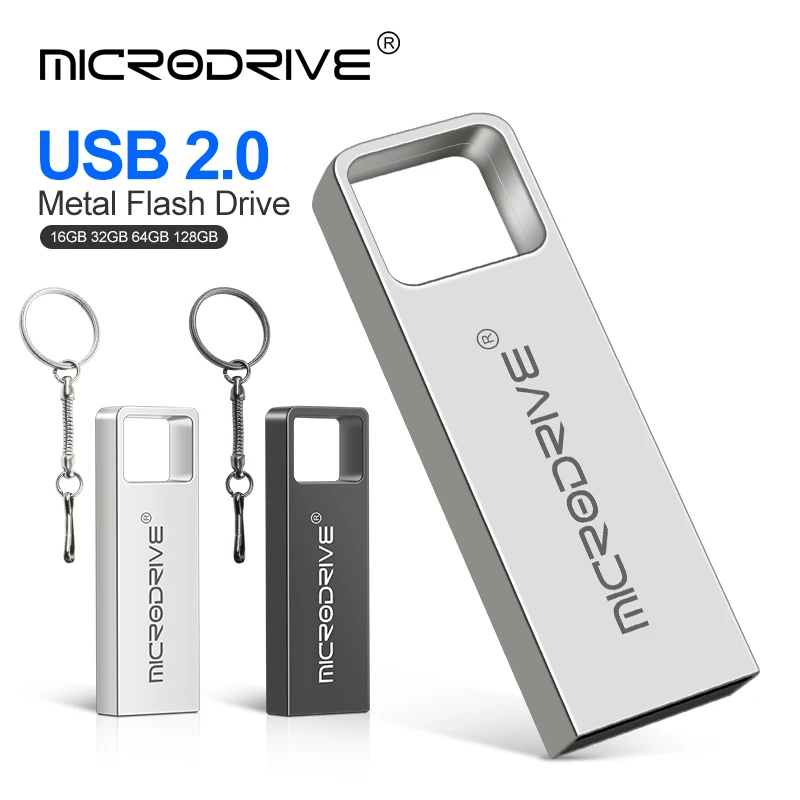 Pen Drive Waterproof Usb Flash Drive Stick 4GB 8GB 16GB 32GB 64GB 128GB 256G Hihg Speed Pendrive Metal Flash Memory Card 2.0