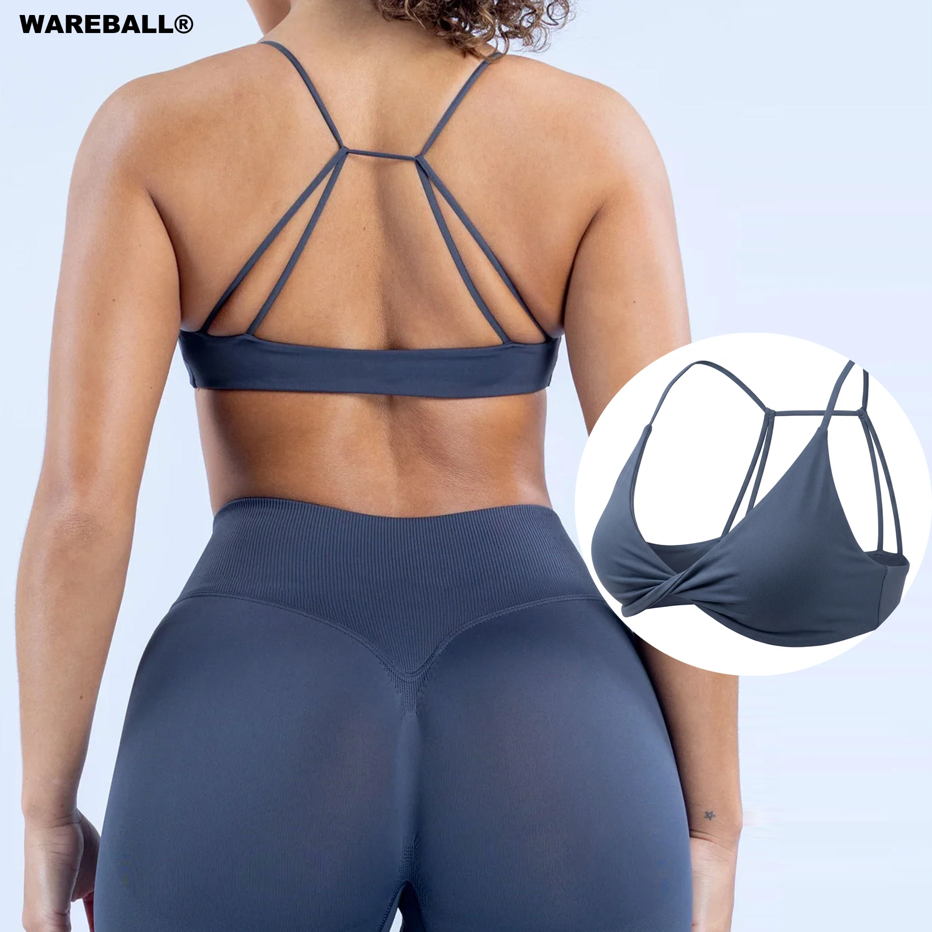 Top Deportivo Sexy para Mujer, Sujetador Deportivo Transpirable con Espalda Cruzada para Correr, Ropa Interior Deportiva para Mujer, Top para Fitness y Entrenamiento