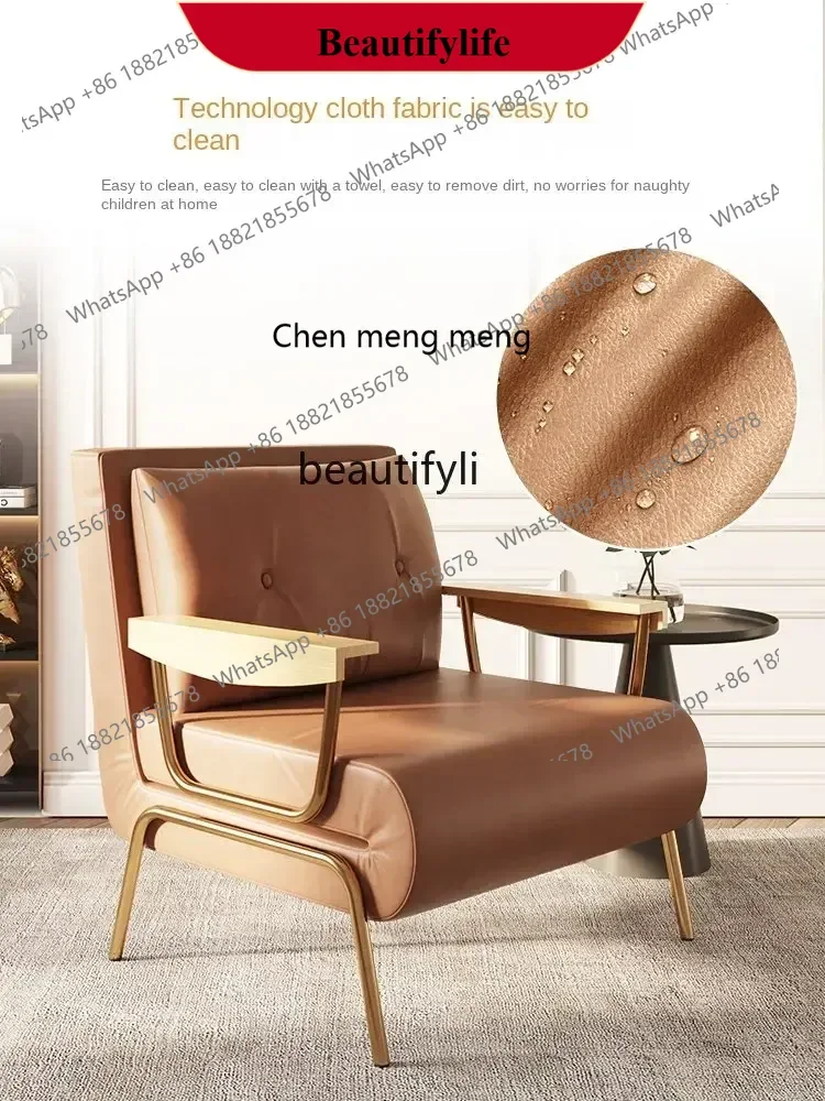 D178 Y zqFolding Bed Single Office Siesta Noon Break Simple Bed Dual-Use Sofa Bed Faux Leather