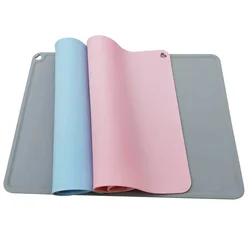 Pet Mat Waterproof Non-slip For Cat Color Silicone Food Bowl Cushion Puppy Kitten Drinking Water Pad Dog Feeding Tray Easy Clean
