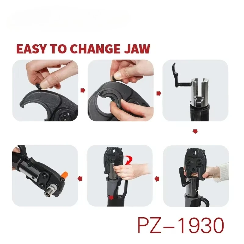 For New PZ-1930 PEX multi-layer copper tube fitting tool crimping tool/battery cordless hydraulic crimping tool