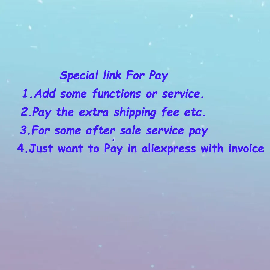 Special Link For Pay
