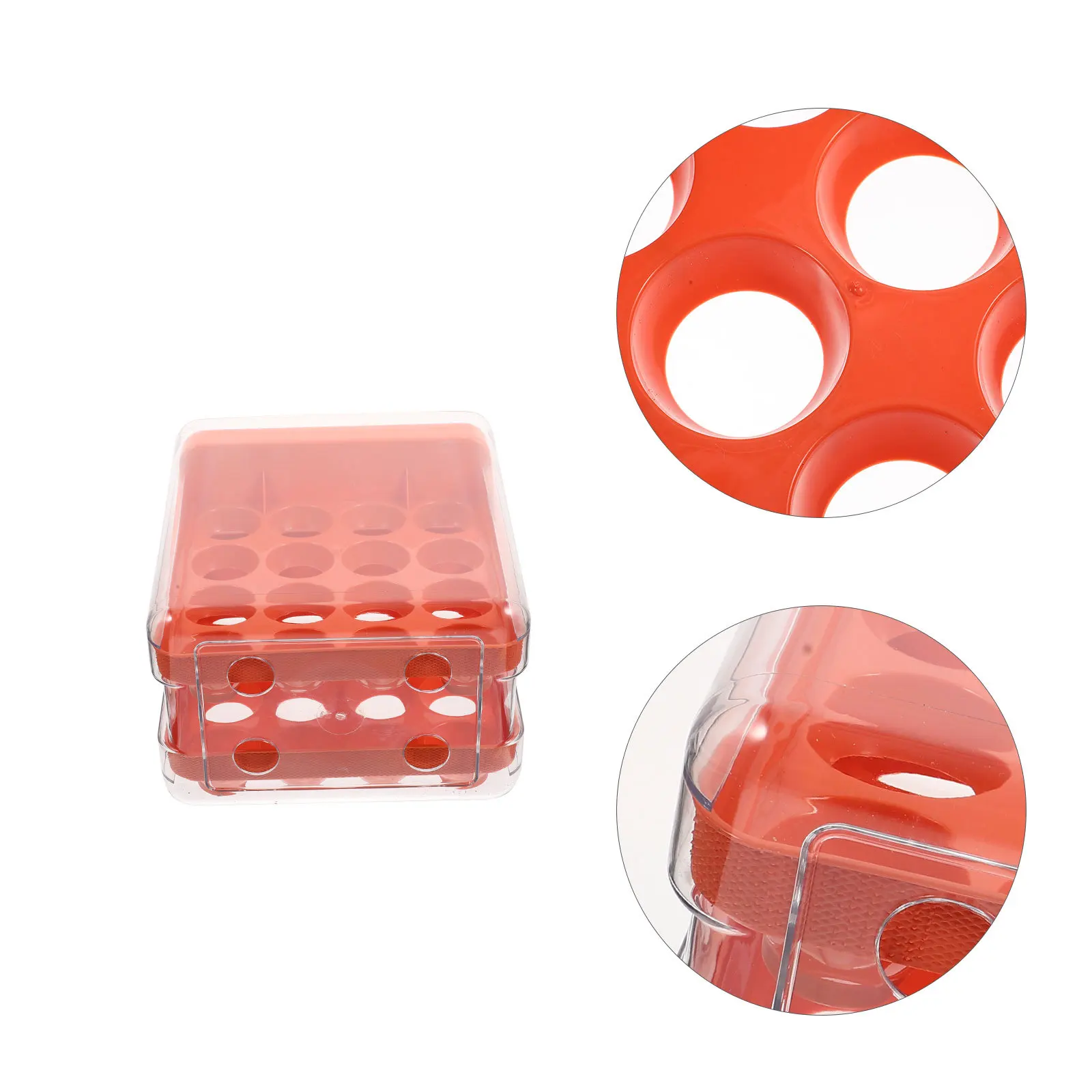 

Утолщенный многоразовый пластиковый органайзер для яиц в виде ящика для холодильника, держатель для яиц, аксессуар для хранения на кухне