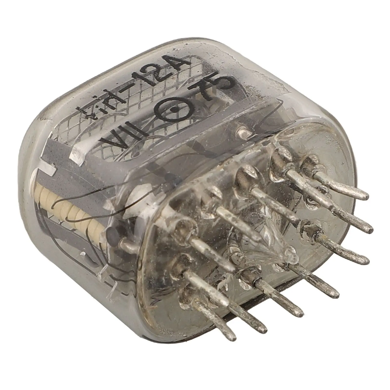 أنبوب رقمي أنابيب NIXIE مصنوعة من جودة عالية V X مم كاثود بارد X X مم أنبوب رقمي زجاجي ساعات معدنية MA جديد