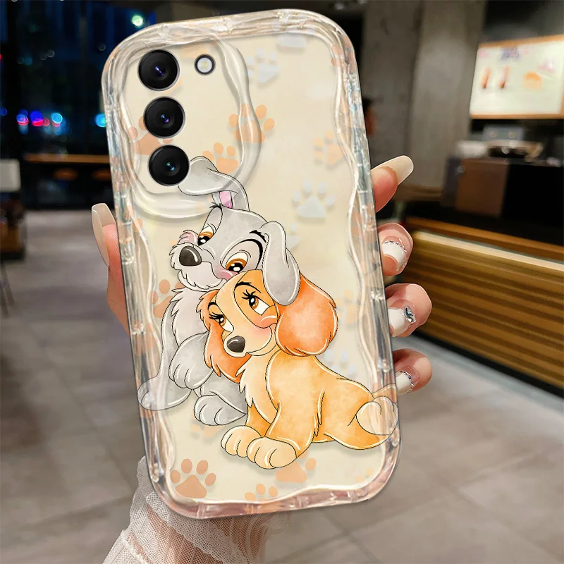 101 Dalmatians Cute Phone Case For S21 S23 S24 Ultra Plus FE A55 A35 A25 A05S A54 A53 A52 A33 A32 Wave Oil Cover