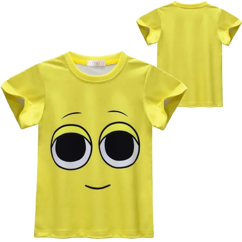 

♥AA T- Girl T-shirt Fashion Print Short Sleeve Boy's Sprunki Incredibox Top Gift for Kids Clothing T-shi New 2026
