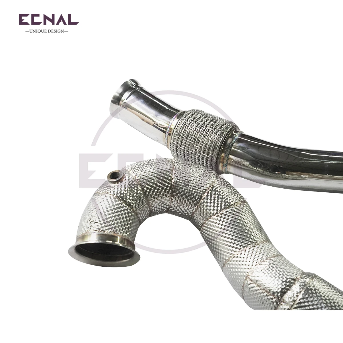 

Ecnal Exhaust Downpipe & Front Pipe High Quality SS304 Exhaust System for Mercedes Benz A45 CLA45 GLA45 W176 2.0T 2013-2018
