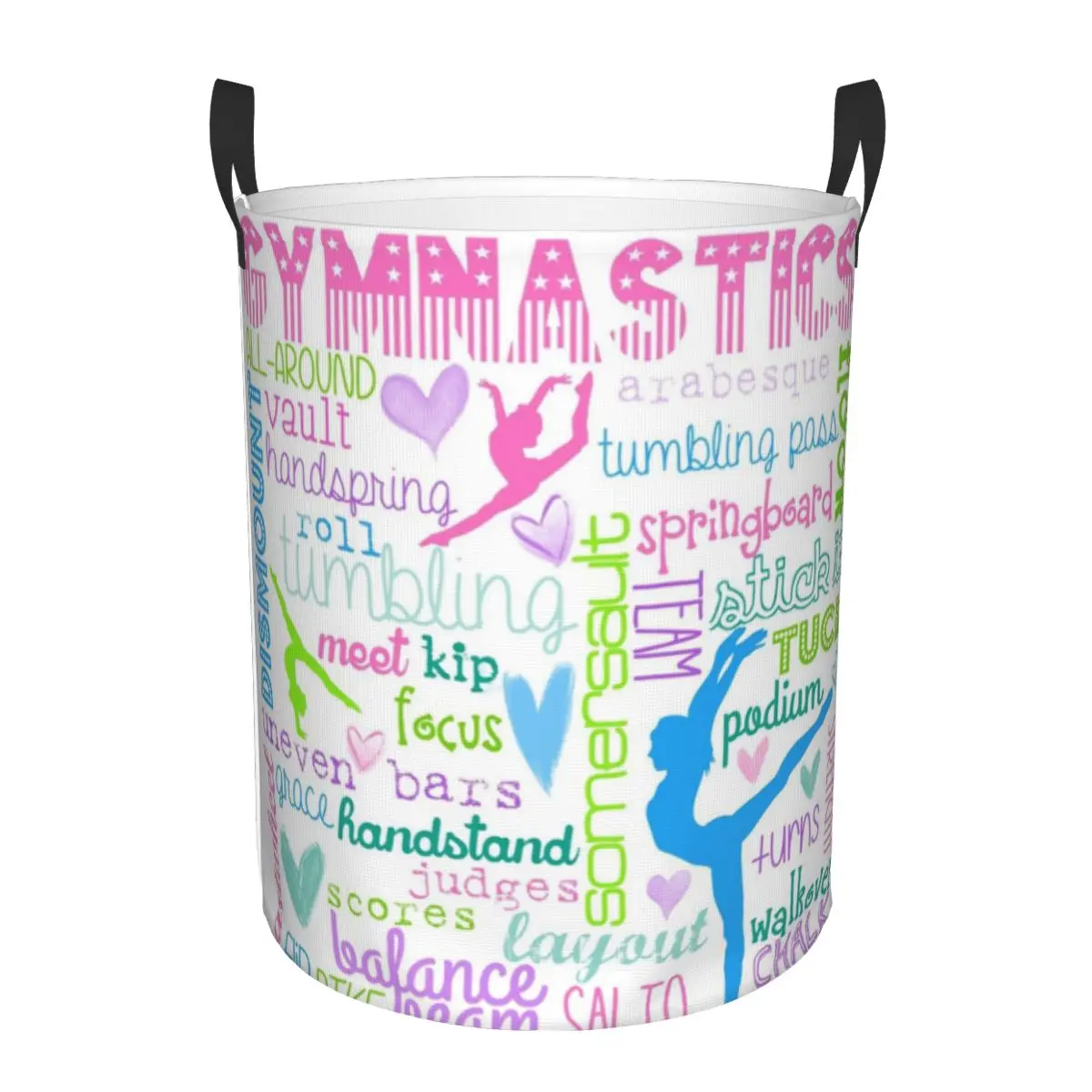 

Складная корзина для белья и игрушек для детей: для танцевальных и гимнастических принадлежностей, для детской комнаты